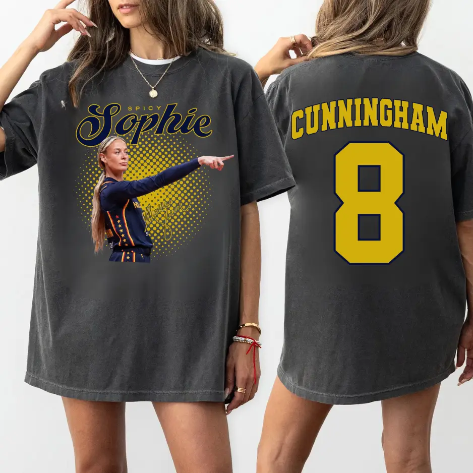 Sophie Cunningham Point Signature Basketball T-Shirt, Sweatshirt, Hoodie, Vintage Basketball Graphic Tee, Retro Sports Fan Shirt, Unisex Cotton