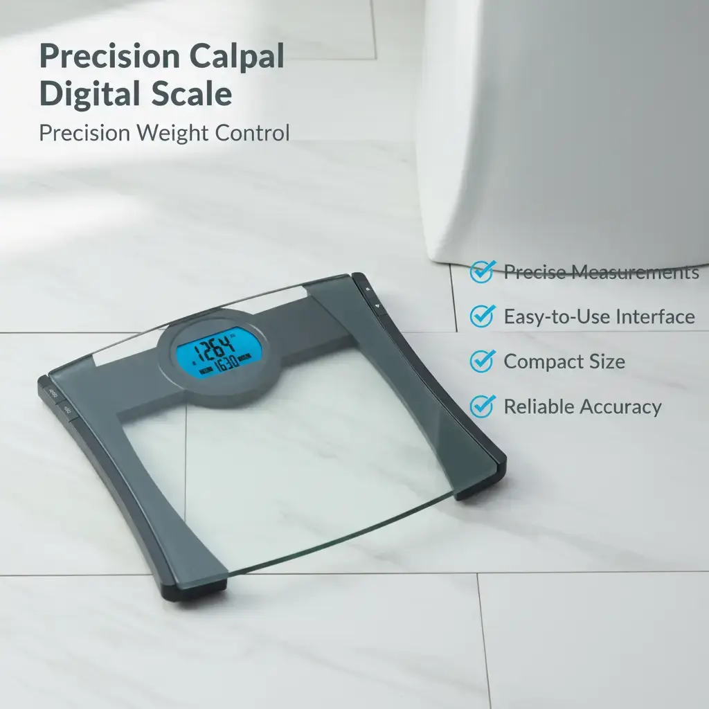 EatSmart Precision CalPal Digital Bathroom Scale