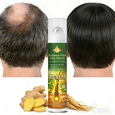 Hair Elasticity Essence Liquid, Haircare, Hair Growth Product, Ginger Rosemary Plant Extract, Hair Growth Formula, Strengthening Hair, Non-Sticky Feel, Suitable for Damaged Hair, Repair, Thicker Hair, Hair Products