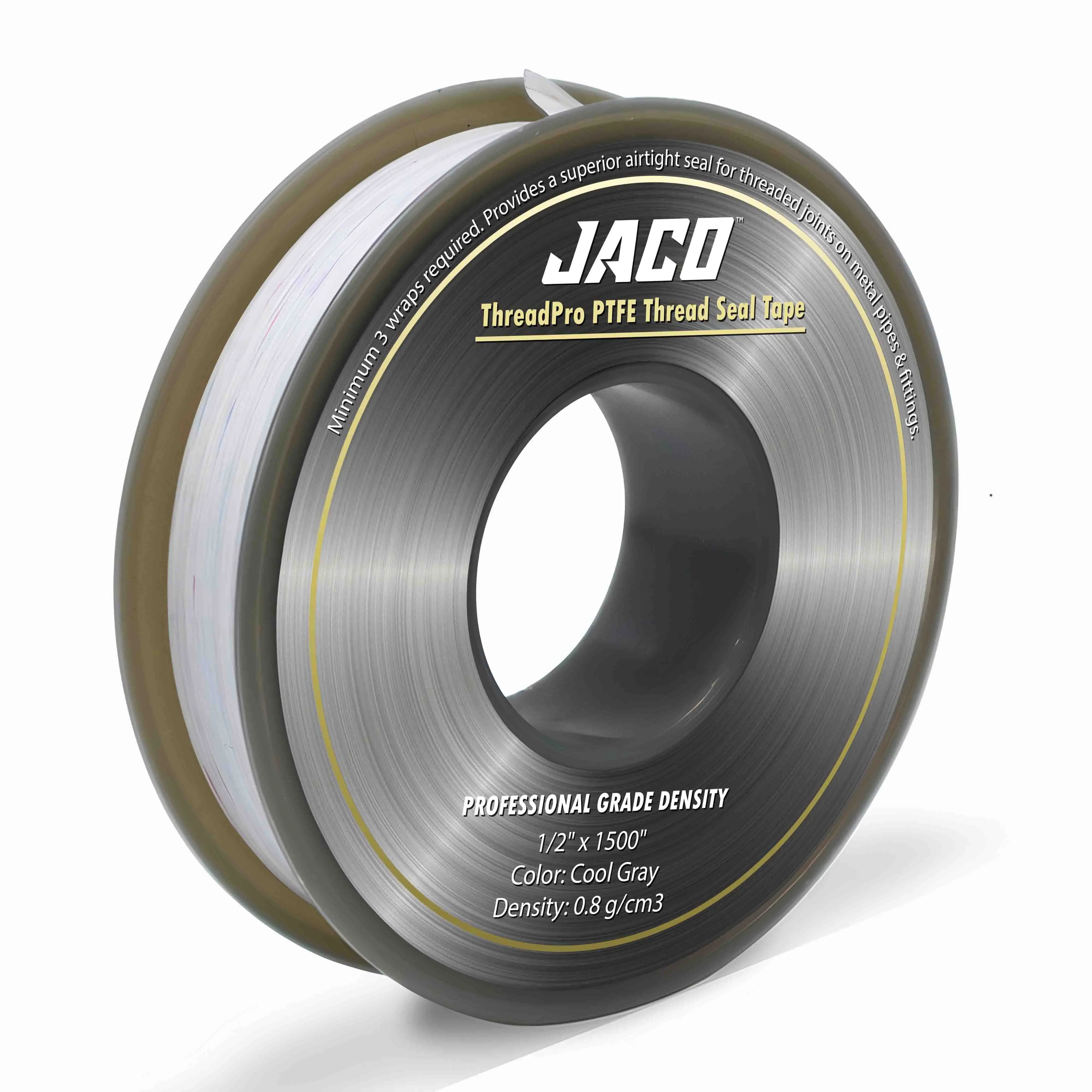 ThreadPro™ PTFE Thread Seal Tape | Professional Grade - 1/2" x 125 ft. (Cool Gray) ThreadPro™ PTFE Thread Seal Tape | Professional Grade - 1/2" x 125 ft. (Cool Gray)