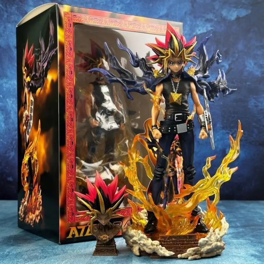 Anime Figure Yugi Muto & Atem from Yu Gi Oh! 28cm Collectible Model Toy for Fans | Action Figure | Decorative