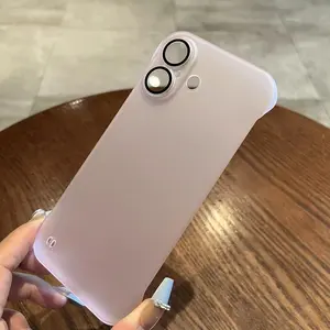 Stylish and slim matte phone cases for Iphone 17Air, 16, 15, 14, 13, 12 and 11 Pro Max, with borderless glass camera protector.