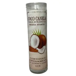 Coconut Cinnamon to Attract Good Luck 7 Day Candle
