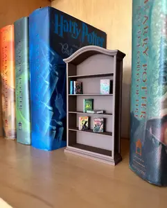1/12 Scale Mini Bookshelf / Mini Books / Bookcase / Miniatures
