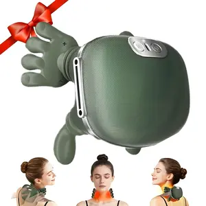 USB Hot Compress Shoulder Neck Massager N7, 6D Realistic Massage, USB Rechargeable, Super Comfortable, Precision Human Touch, 15-Minute Timer, USB Rechargeable Massagers