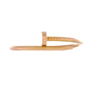 Pre-owned Cartier Juste un Clou Bracelet 18K Rose Gold Classic by Rebag