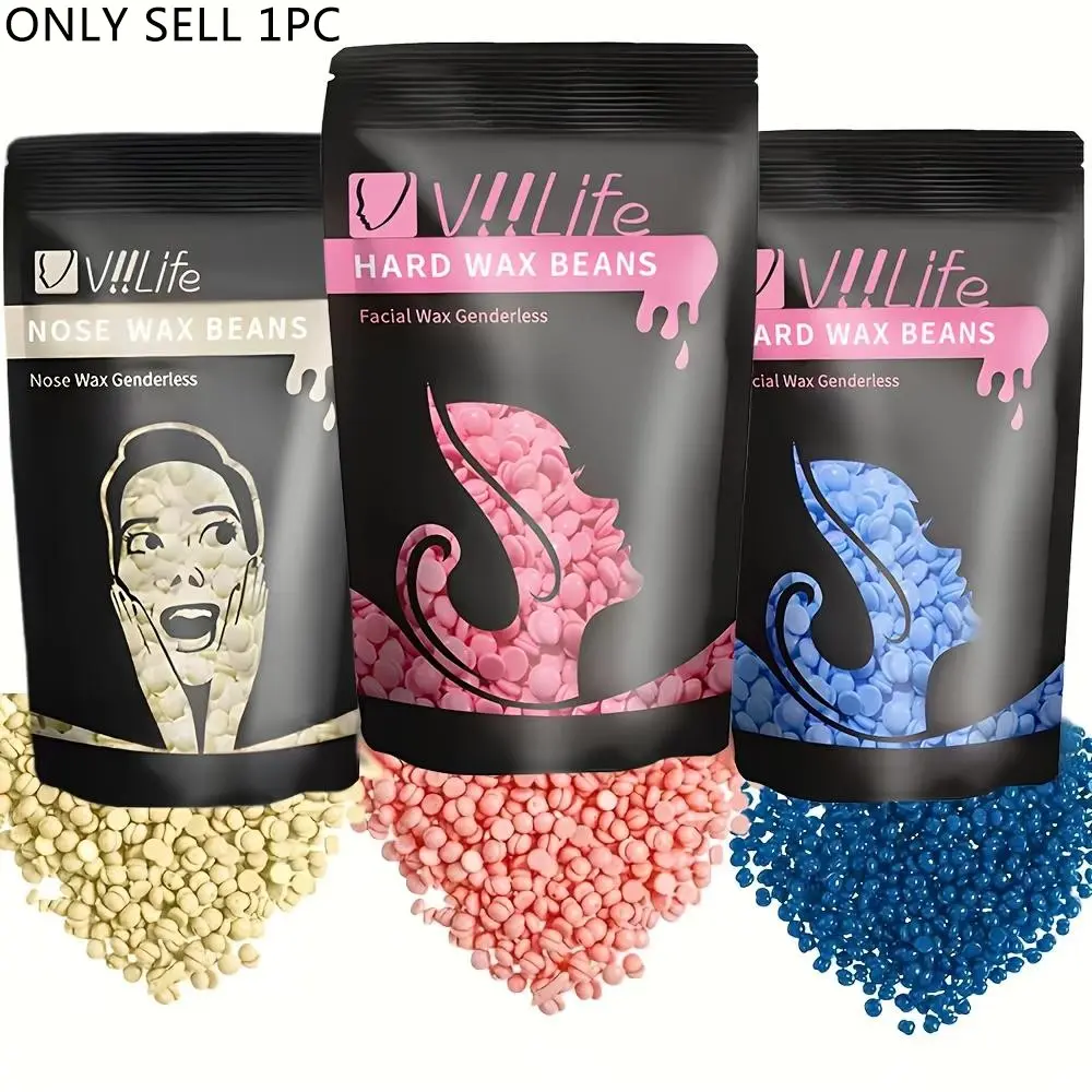 Oakeer 50g/100g Painless Hard Wax Beads for Hair Removal - Hypoallergenic Wax - Long-Lasting Smoothness for Body, Face, Brazilian & Legs - Quick & Easy At-Home Kit - Suits Sensitive Skin Body Care