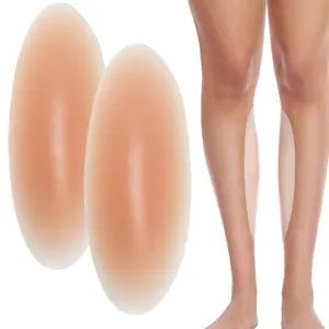 Silicone Adhesive Calf Pads, Calf Corrector,Soft Invisible Shaping Calf Straight Leg Patches for Crooked or Thin Skinny Legs 1 Pair