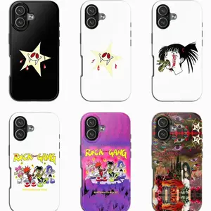 Trippy Demon Collage Phone Case , Red & Green Psychedelic Art Cover,For iPhone 17 Pro Max 16 15 14 13 12 11 for Samsung S21 S22 S23 S24 S25 Phone Case|Gift for him and her,Phone Accessories