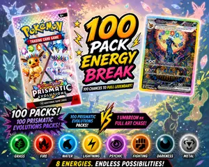 Prismatic Evolutions 100 Booster Packs EB! (READ DESCRIPTION!!!)