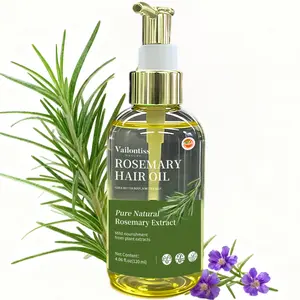 Rosemary Hair Oil, Refreshing Non-Greasy Lightweight Nourishing Formula, Contains Coconut Oil, Promotes Thicker Fuller Hair, Strengthen Roots, Hair Care Essential