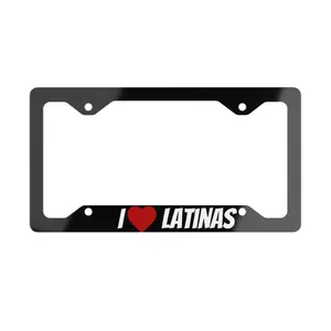 I ♥ Latinas // License Plate Bracket