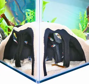 Aquarium Corner Underground Cave Natural Mangrove Tree