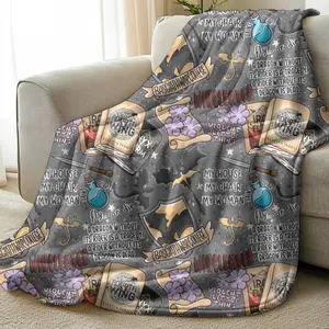 Fourth Wing Blanket | Fleece Material | Gift for Her | Queen Size | Bookish Blanket | Extra Large | Decor