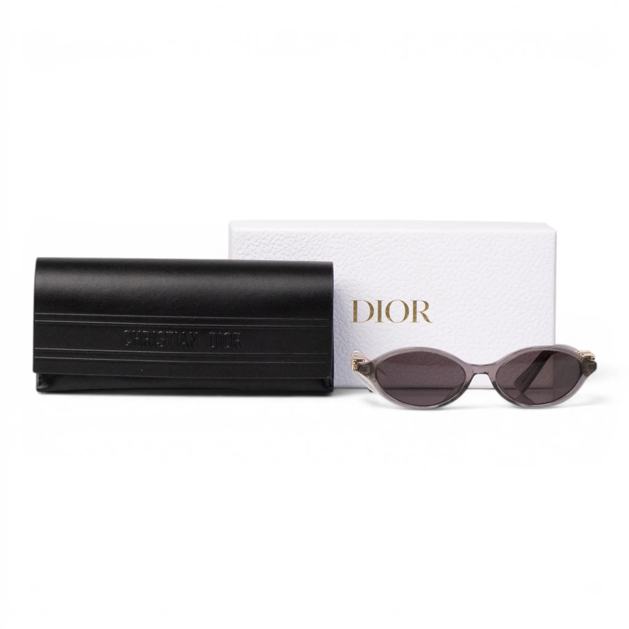 Pre-owned D26031788 Dior Sunglasses Black Acetate