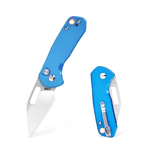 CJRB Mini Pyrite Pocket Knife,2.17" AR-RPM9 Steel Blade, Small EDC Knife,Utility Knife Keychain Knife for Everyday Carry, Survival Gear and Emergency Tool