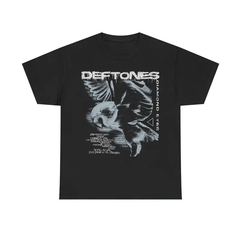 Deftones Diamond Unisex T-Shirt Alternative Metal Graphic, Vintage Y2K, 2000s Tee