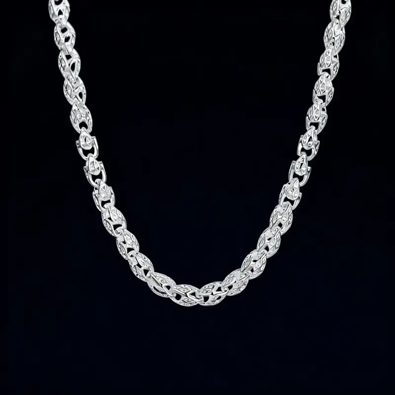 925 Sterling Silver 20/24 Inch 5mm Faucet Chain Necklace for Men Women Fashion Party Wedding Accessories Elegant Gift for everyday wear