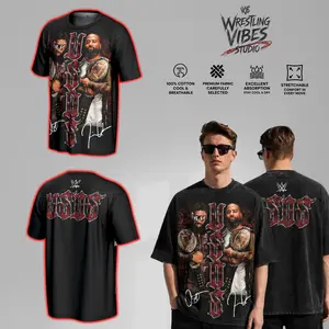 WWE The Usos Tag Team Champions T-Shirt Vintage Graphic Tee – Y2K Premium Cotton Top Trendy Streetwear Unisex Wrestling Fan Gift