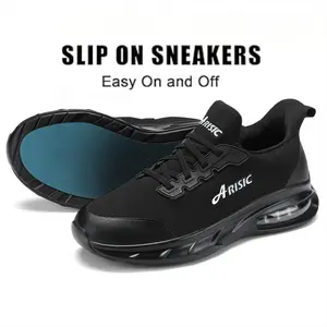 Non Slip Work Shoes for Men Comfortable Food Service Working Footwear Slip on Waterproof Kitchen Chef Restaurant Walking Sneakers