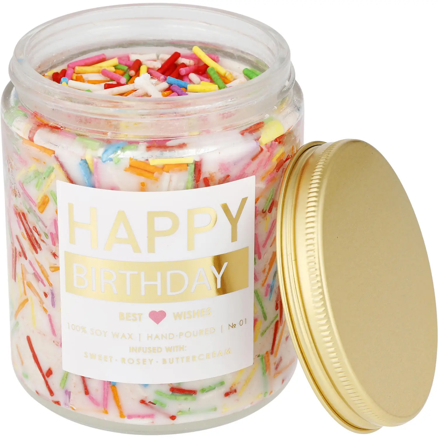 Lovery Happy Birthday By Lovery Soy Wax Candle For Unisex