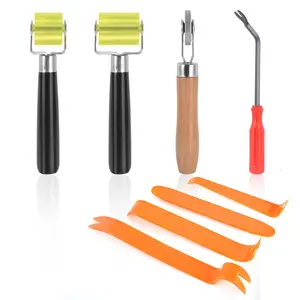 8 Pieces Car Sound Deadening Roller Headliner Auto Trim Removal Tool Set For Installation Of Door Panel Audio & Radio