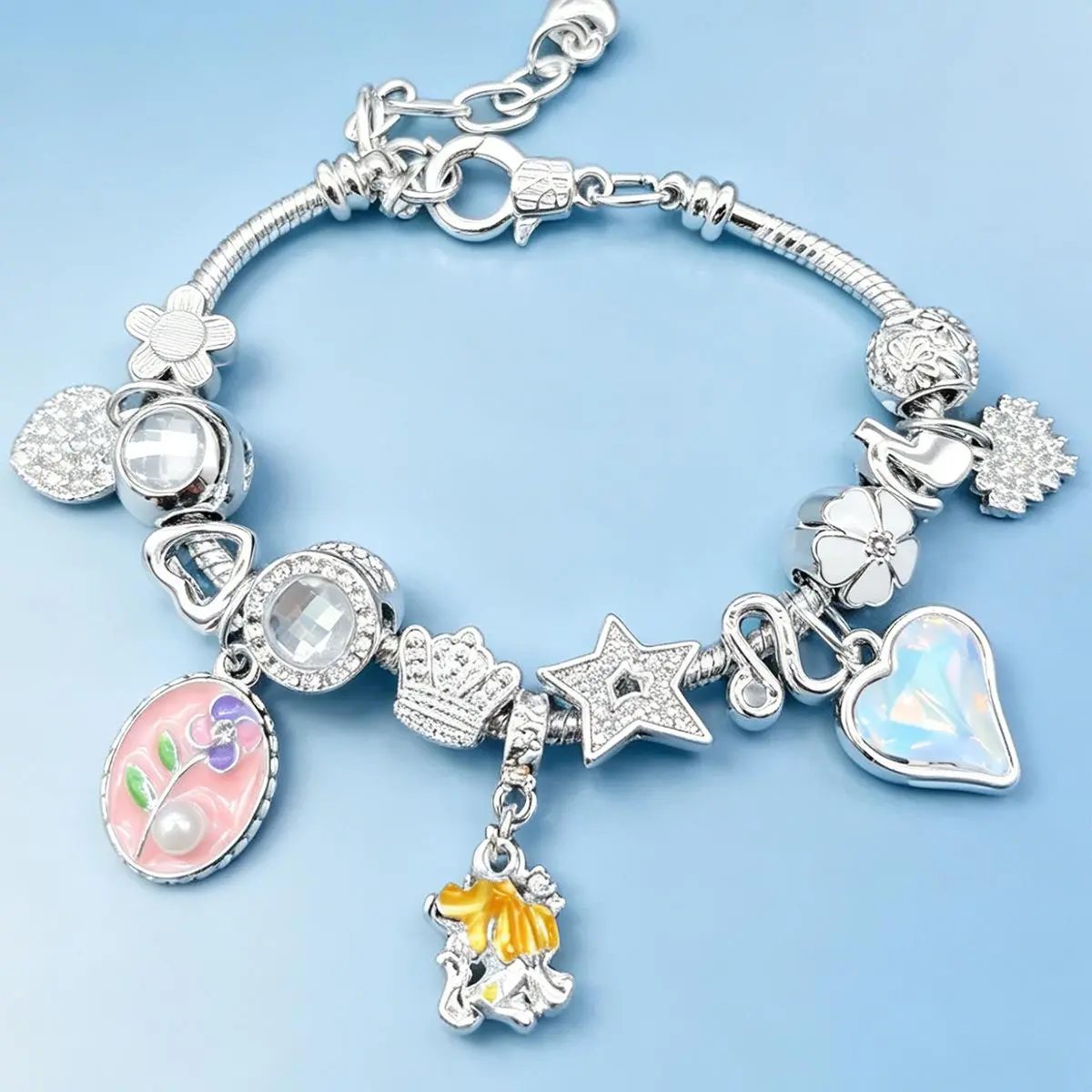 Silver Women Bracelet｜Cute Birthday Favor Jewelry Gift for Women