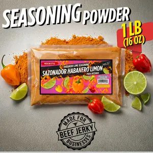 Habanero Seasoning Powder 1 LB – Spicy Chili Blend for Corn, Snacks, Jerky & Popcorn