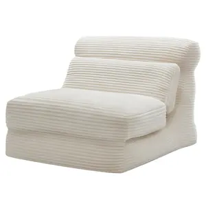 Folding Sofa Bed, Convertible Sleeper Chair with Pillow Foldable Mattress with Back Support, Portable  Comfy Floor Sofa Lounge Fold Out Chair Bed for Living Room Bedroom,  Single