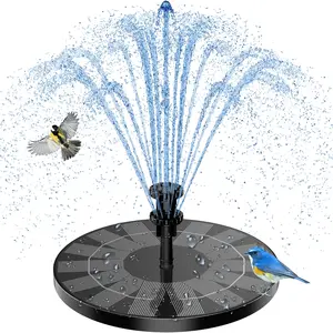 Solar Fountain, Floating Solar Powered Water Fountain Pump for Bird Bath, Garden, Pond, Pool, Outdoor