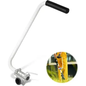 String Trimmer Handle, Ergonomic Weedeater Trimmer Grip Aluminum Alloy Lawn Mower Handle Extension Weed Eater Attachments for Grass Care Landscaping Yard Trimming Edging