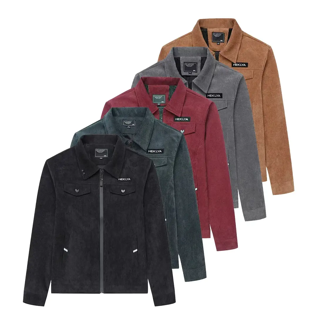 Men’s soft, skin-friendly corduroy jacket — casual wear, classic menswear, workwear style, streetwear outerwear