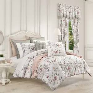 Clarice Ivory 3 Piece Comforter Set