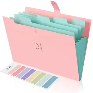 Document - organization tool, SKYDUE Expanding File Folder 5 Pockets, Skydue Letter A4 Paper Accordion Document Organizer