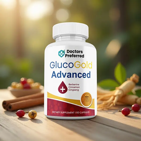 Gluco Gold Advanced Capsules Max Strength Supplement for Daily Blood Sugar Support - 1 Pack