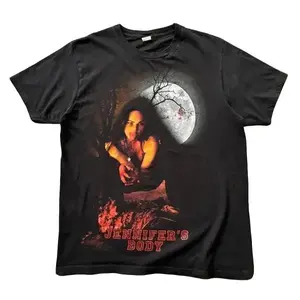 Jennifer’s Body Tee Vintage Megan Fox 2000s Gothic Movie Shirt sweatshirt Hoodie, For Men Women, For Fan Unisex Casual Cotton Fabric