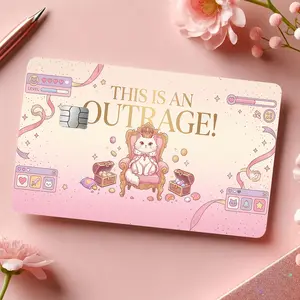 This is An Outrage Card Skin Cover, Dungeon Crawler Carl Inspired Credit Card Decal, LitRPG Fantasy Wallet Sticker for Nerd, Gamer Gifts