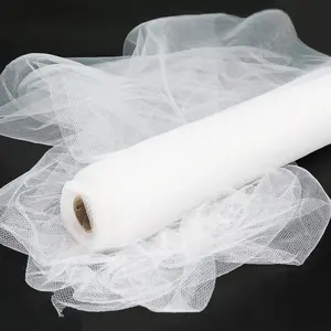 White Tulle Fabric Rolls, 54 Inch by 10 Yards (30 Ft) Tulle Ribbon for Wedding Ableme Deco