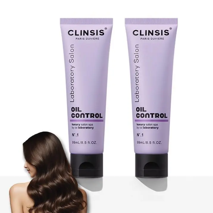 Oil Control Anti-Dandruff Shampoo 2-Piece Set, 2×99mL Amino Acid Mild Scalp Cleanser With 5 Natural Plant Extracts, Balance Scalp Microecology, Relieve Itchy Flaky Dandruff, Long-Lasting Fresh Non-Greasy Travel Shampoo Twin Pack For Oily Scalp