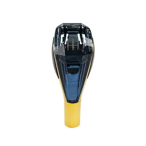 VIP Crystal Shift Knob 5-Speed Touch Control 7-Color LED Carbon Fiber Car Interior Mod  For Kia Toyota Ford Honda Chevrolet NISSAN Subaru Shifter