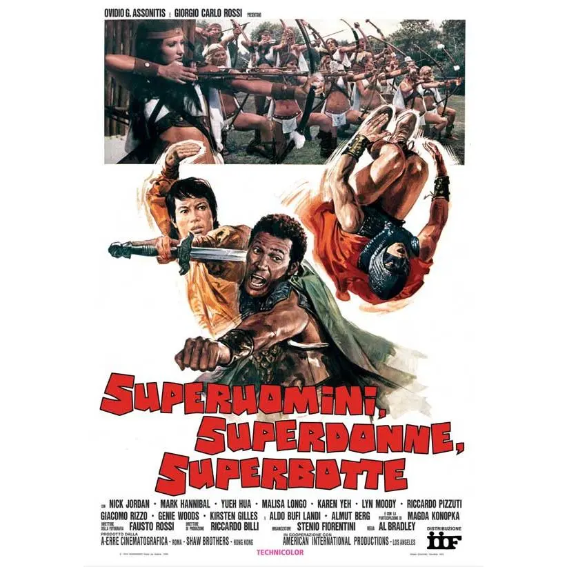 Three Fantastic Supermen Movie Poster Print (11 x 17)
