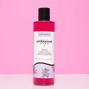 Omorphia Gentle pH Balanced Wash with Aloe Vera & Coconut Oil for Daily Hydration & Soothing Care Antibacterial Sensitive