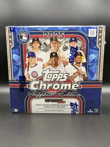 2025 Topps Chrome Sapphire Update Series Baseball Hobby Box Factory Sealed