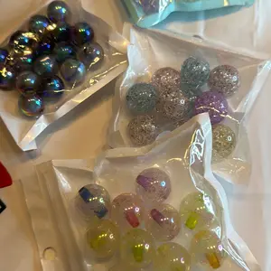Bag of Assorted Colors and Shapes - Acrylic Crafting Beads for Unique Projects