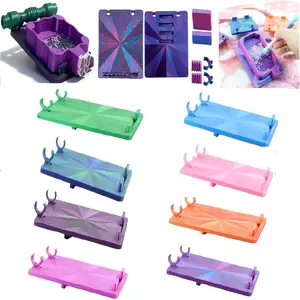 DIY Multifunctional Diamond Painting Tray Stand, Adjustable & Detachable Incline Angle, Portable Edge Tool Accessory for Hobbyists, Diamond Art Tools