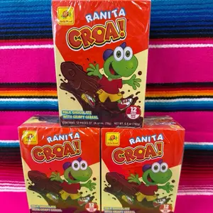 De la Rosa Ranita Croa! Milk Chocolate with Crunchy Cereal - 3 boxes