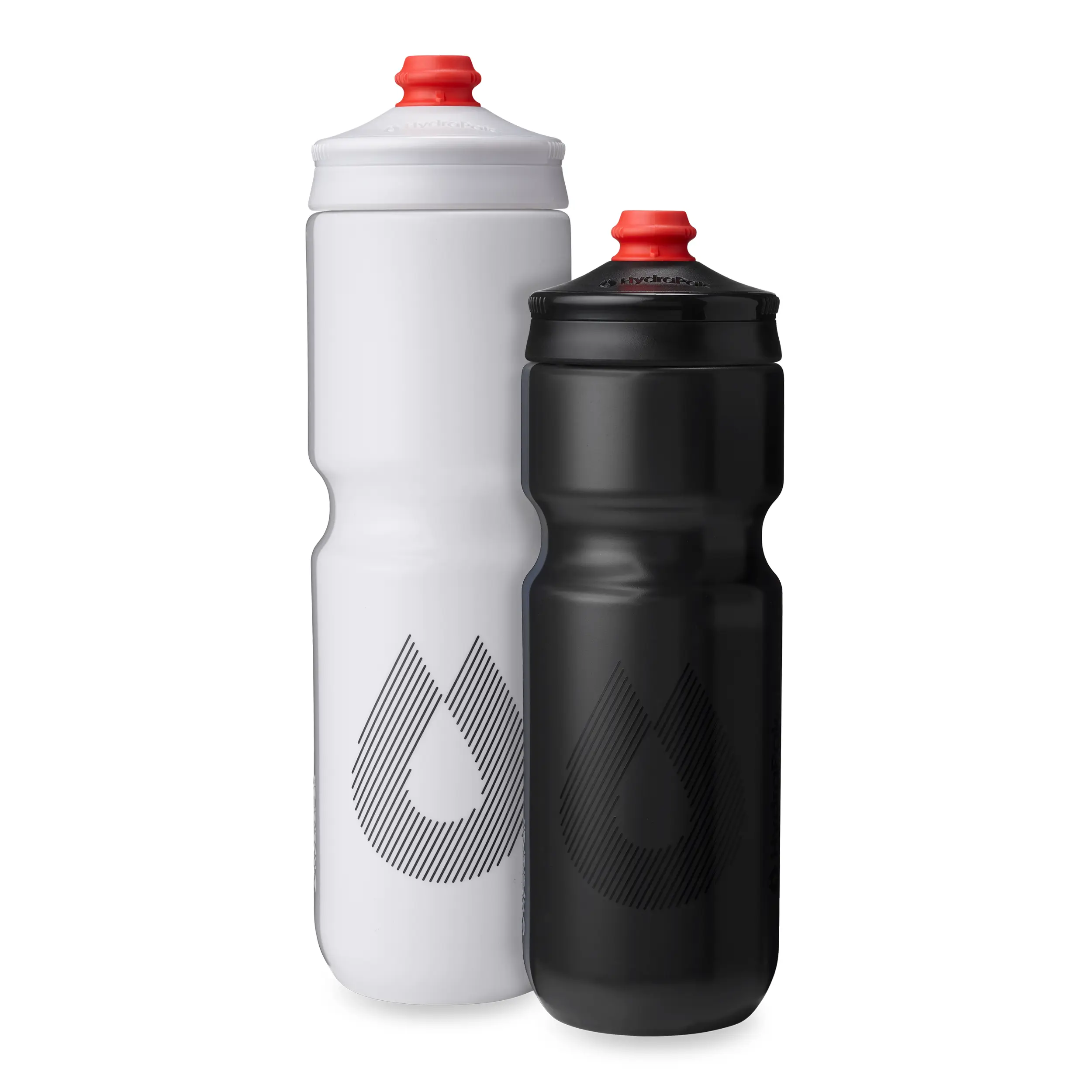 HydraPak Breakaway Surge Lightweight Bike Water Bottle 2-Pack (25oz or 30oz) - High Flow, Cycling & Sports Squeeze Bottle