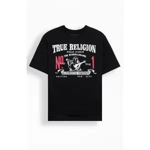 True Religion Men's Number One T-Shirt - Multicolor