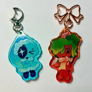 RBLX Dandy’s World Acrylic Keychain Charm || Astro & Sprout