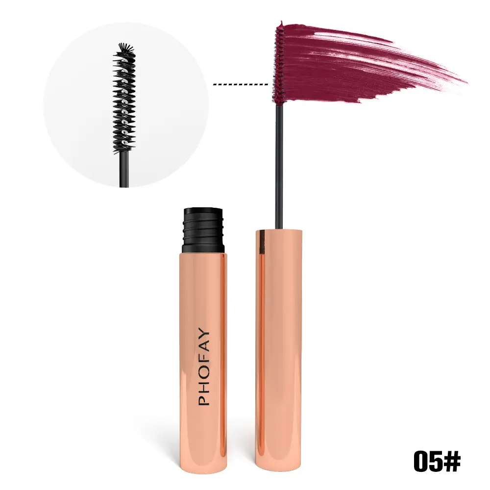 PHOFAY Colorful Cosmetic Mascara - 4ml Lengthening, Volumizing, Waterproof Formula, Voluminous Makeup Product for Dramatic Lashes & Easy Eye Makeup, Voluminous Mascara, Makeup Products